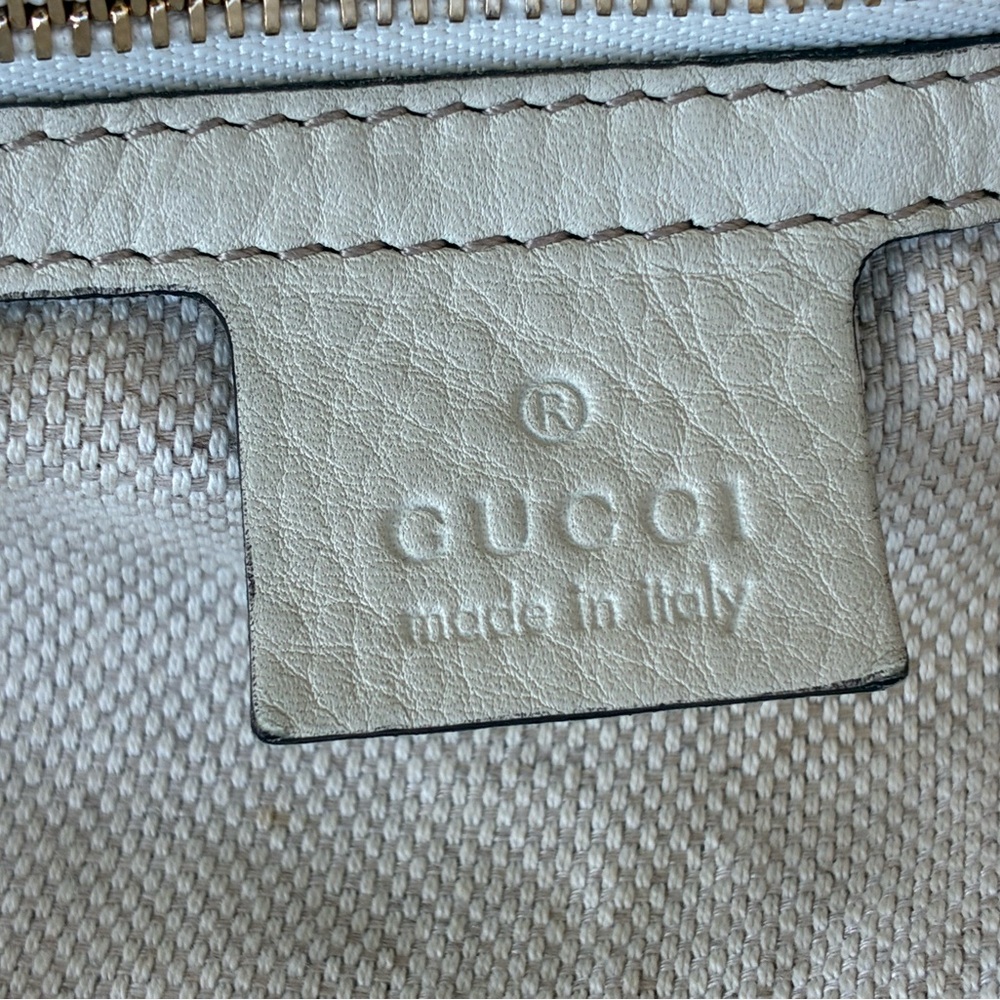 🤍 Gucci Soho Ivory Tote Bag - Picture 10 of 17